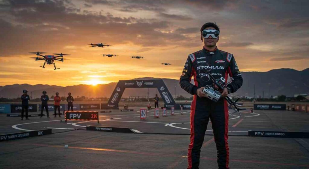 carreras con drones