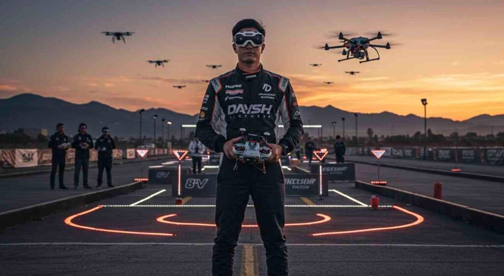 carreras con drones