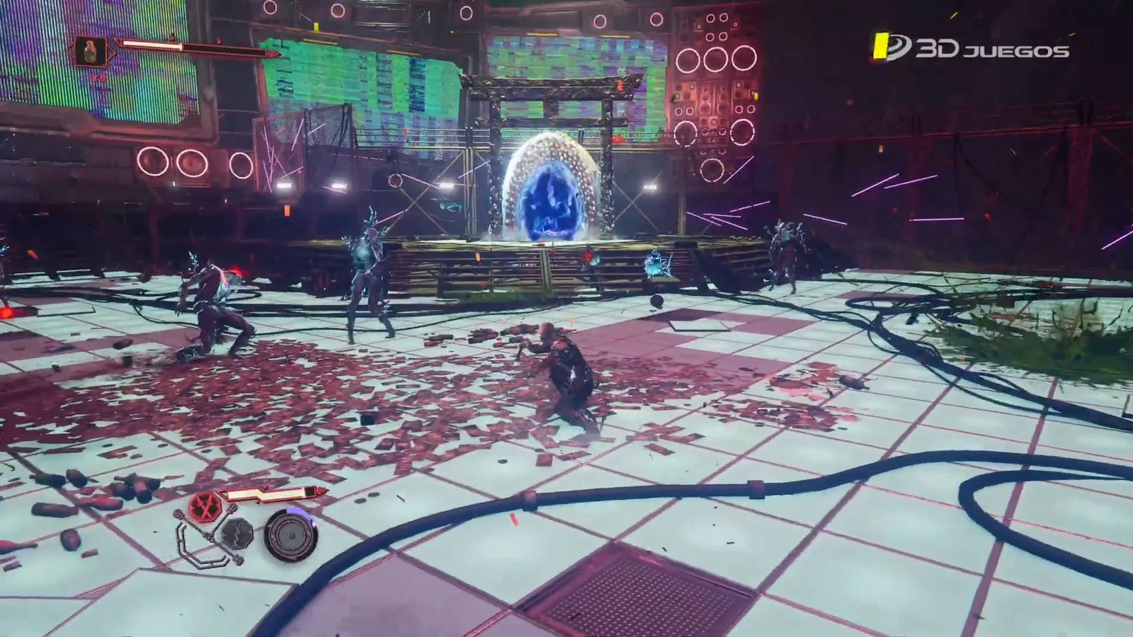 Escena del purgatorio, arena de combate en Ninja Gaiden 4